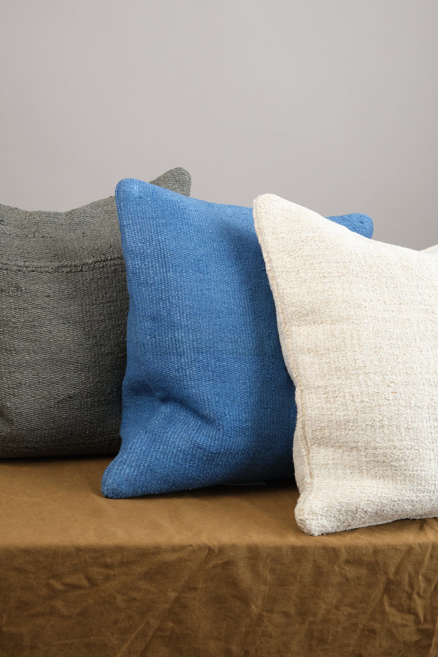 Home LA Home Pillows Double Sided Vintage Hemp Pillow in Natural Natural / 20" X 20"