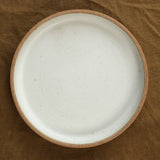 Humble Ceramics Home Kitchen Serving Cazuela Platter in Sandstone Sandstone/Snow White / 11" Dia X 1.75" H