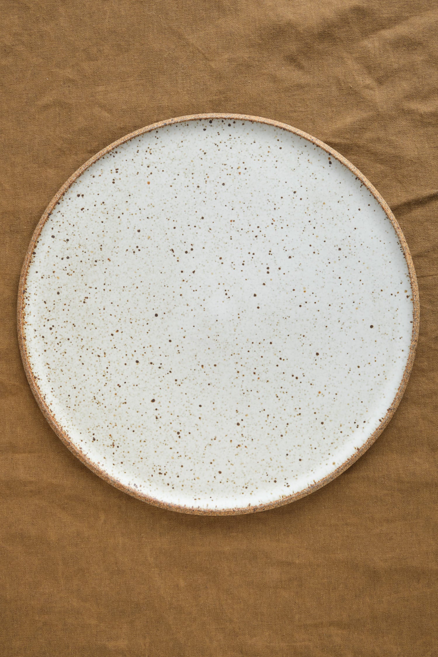 Top of 11" Stillness Plate in Sandstone