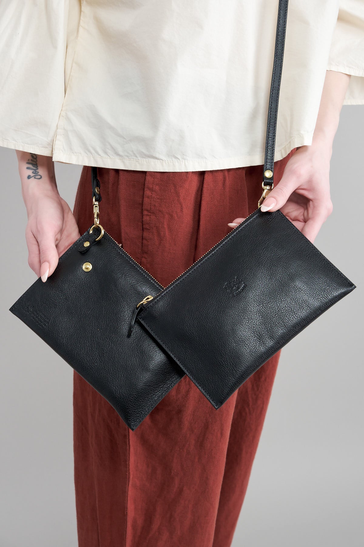 Small Leather Clutch Bag