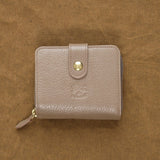 Il Bisonte Accessories Wallets Medium Classic Zip Wallet in Tortora Tortora / 4.5" W X 4" H X 1" D