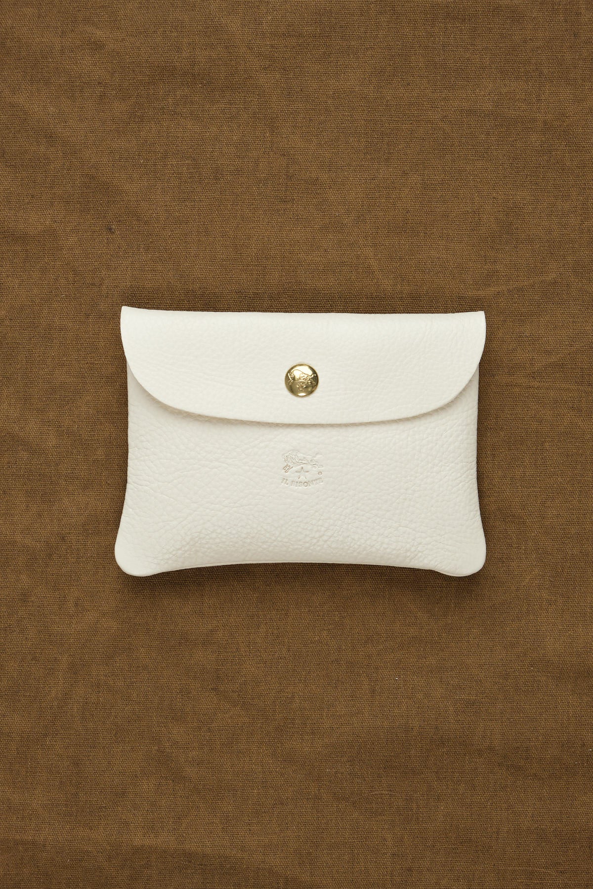 Snap Pouch in Bianco Latte