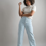 Patchfront Handy Pants in Pale Blue