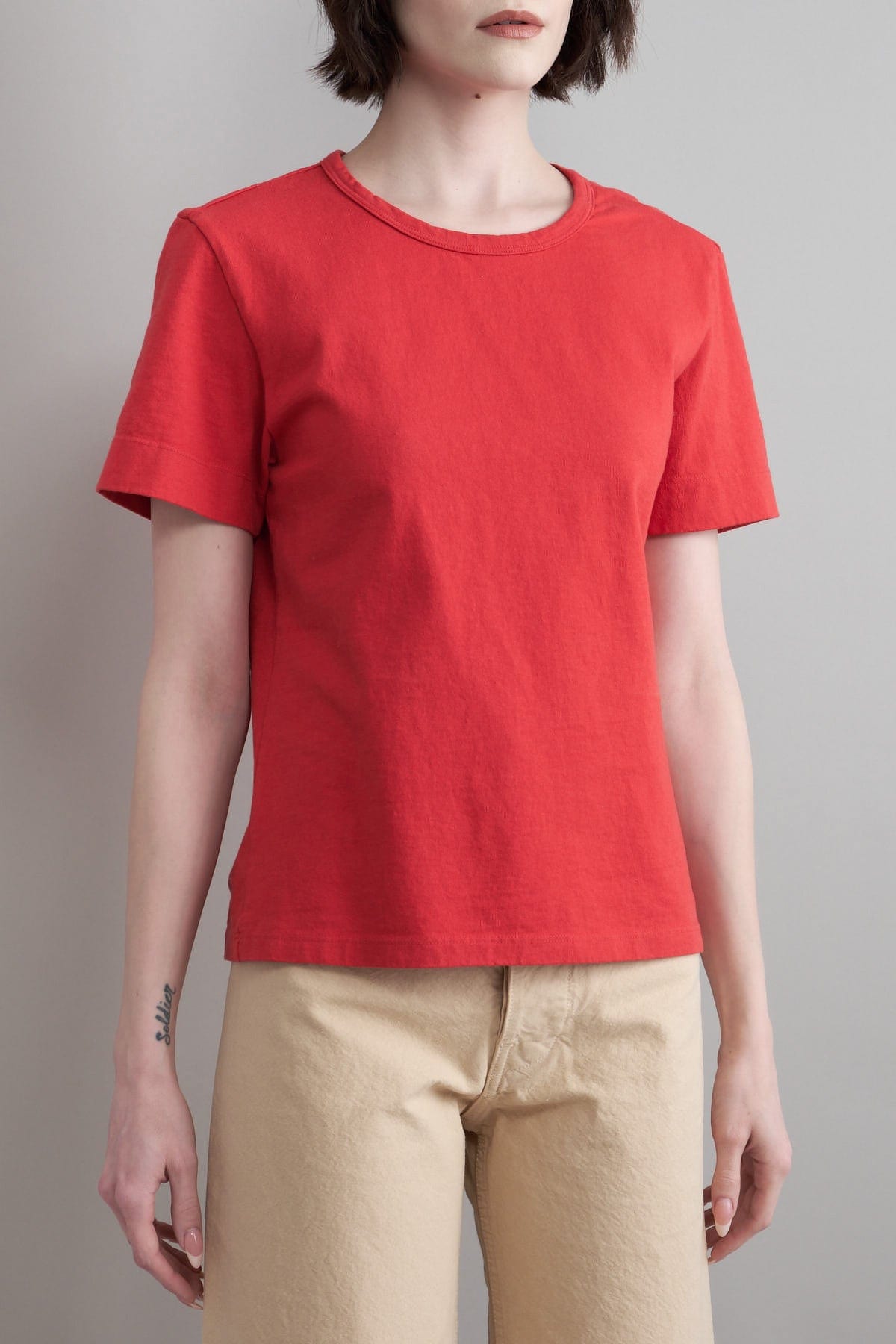 Front of Sailor Tee in Maraschino