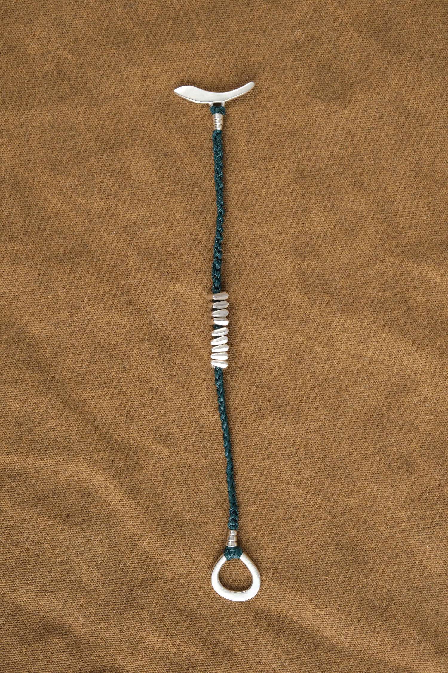 Ember Bracelet in Emerald Green long