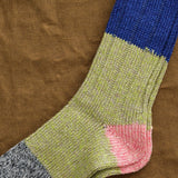 Kapital Accessories Socks and Tights 56 Yarns Linen Grandrelle Socks in Blue