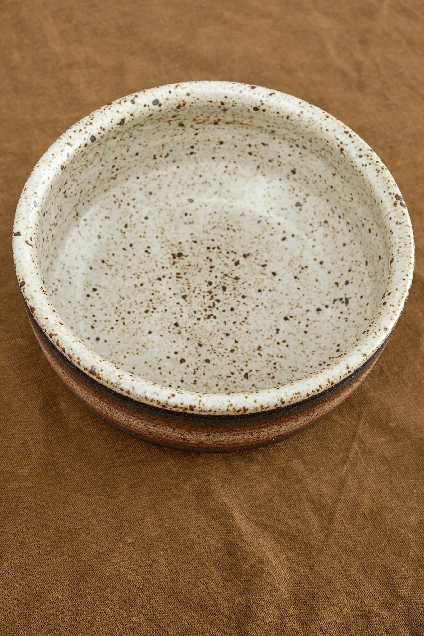 Inside of side serving bowl
