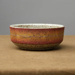 Kat and Roger Warm stripe Small side serving bowl