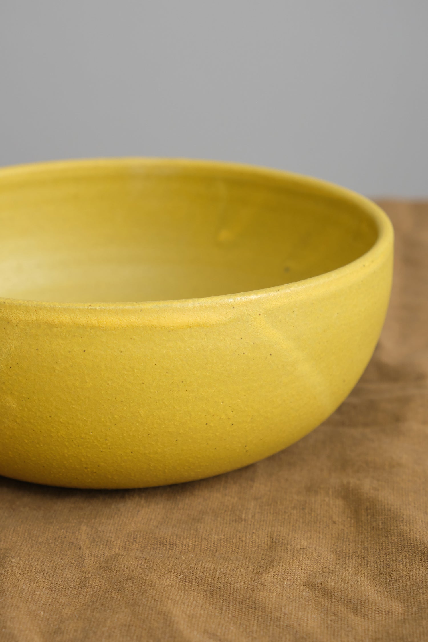 Side of Cereal Bowl in Turmeric