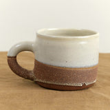 Kati Von Lehman Home CoffeeTea Stoneware Coffee Mug in Brown Brown Stoneware