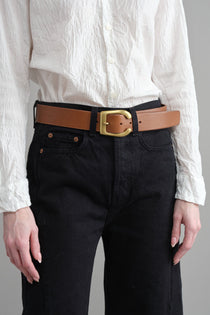 KikaNY Accessories Belts B5 Buckle Belt in Tan Tan / 28