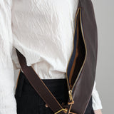 KikaNY Accessories Bags Sling Pouch in Walnut Walnut / 16" L X 5" D