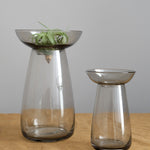 Small Aqua Culture Vase with Large Vase