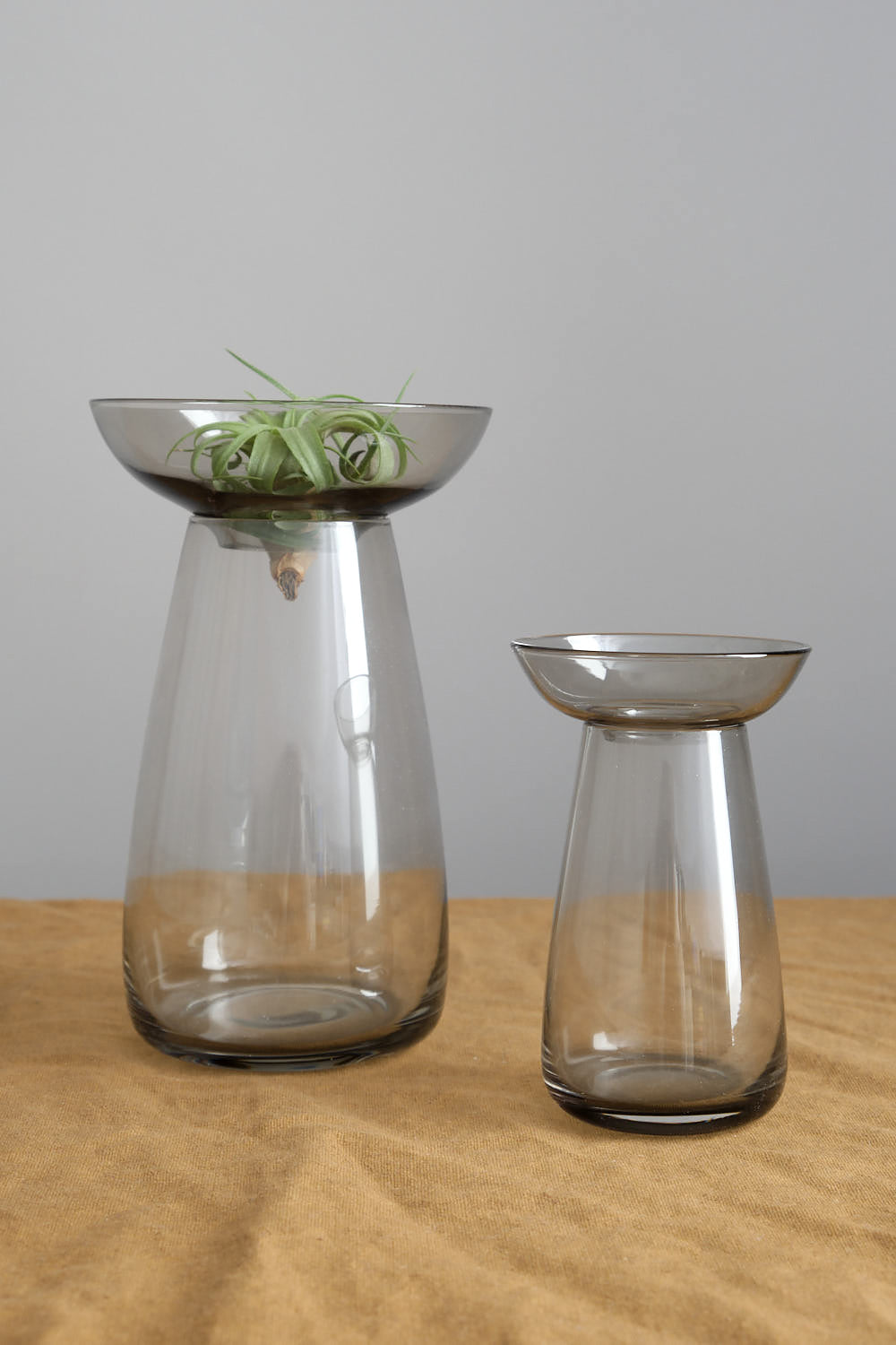 Small Aqua Culture Vase with Large Vase