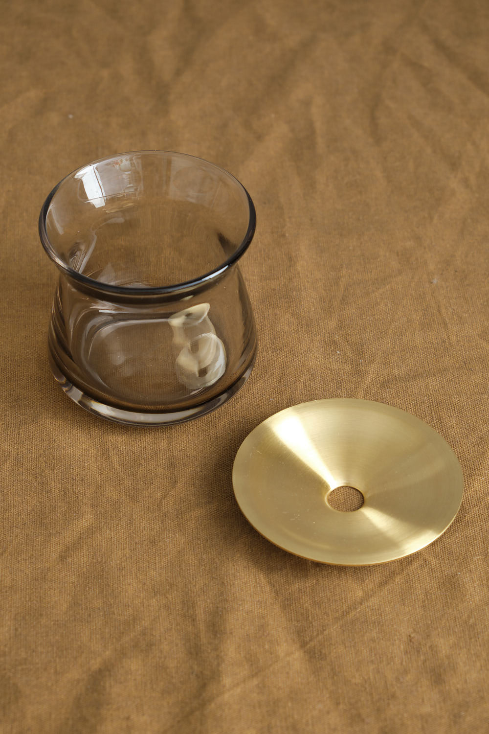 Small Luna Vase with separated plate