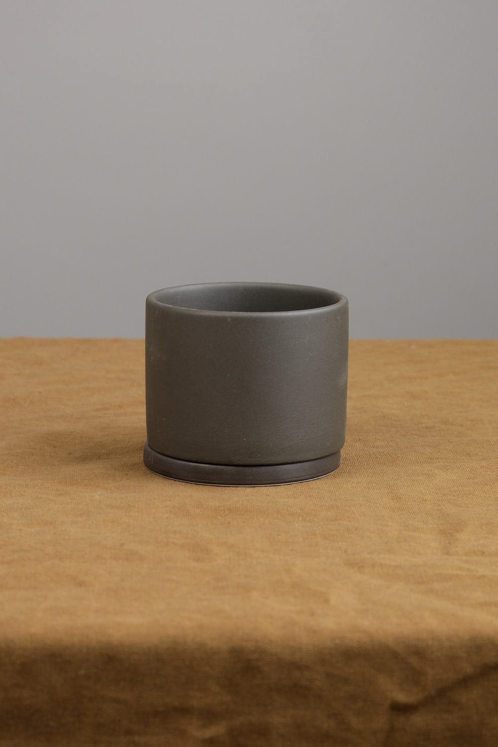 3" Plant Pot in Dark Grey