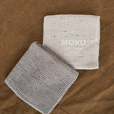 Kontex Home Bath Textiles Moku Light Washcloth in Almond Almond / 11" L X 11" W