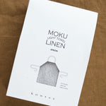 Boxed Moku Linen Apron in Charcoal