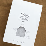 Kontex Home Kitchen Aprons Moku Linen Apron in Charcoal Charcoal