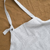 Kontex Home Kitchen Aprons Moku Linen Apron in Charcoal Charcoal