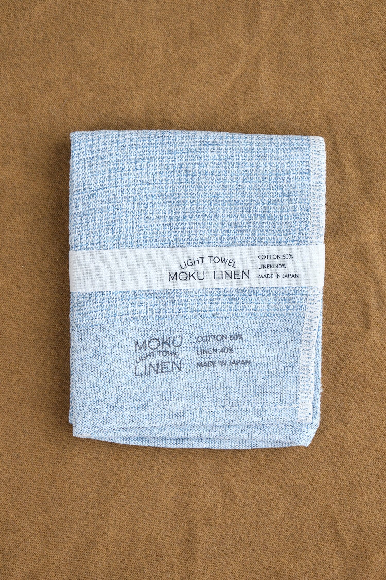 Moku Linen Washcloth in Blue