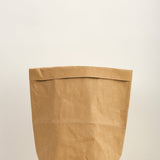 Uashmama Home Baskets Large Plus Paper Bag Camel / 14.5" L 13" W X 12.5" H