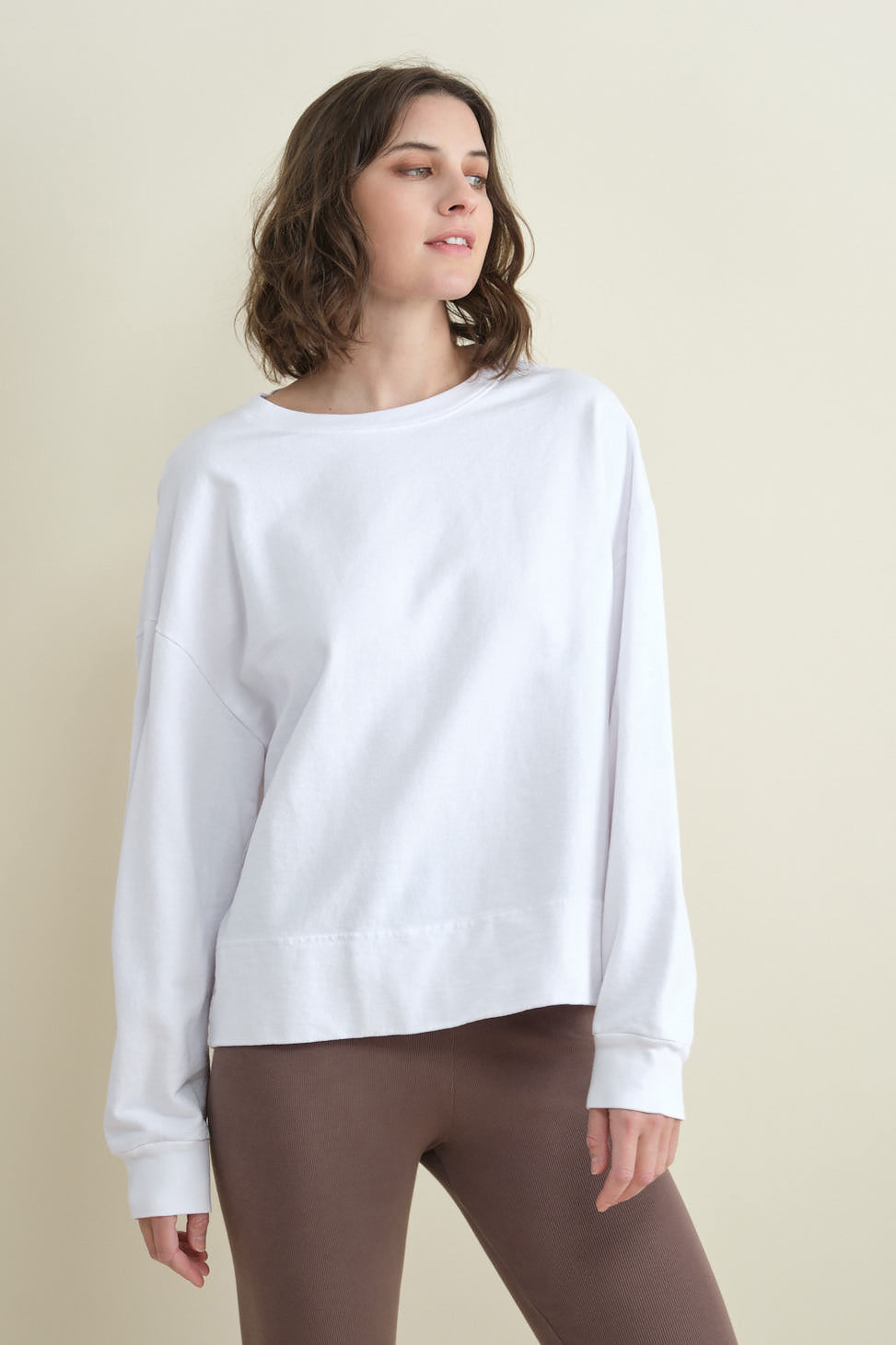 Lu Sweatshirt in White