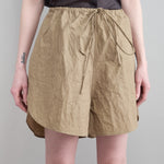 Front of Wind Shorts in Taupe