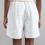 Back of Wind Shorts in White