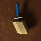 Light + Ladder Home Objects Parallax Brass Wall Hook Hex / 1” X 1” X 1”