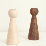 Lostine Home Candle Holders Bella Candle Holder in Black Walnut Black Walnut / 9" H X 3.5" Dia