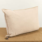 Maison De Vacances Home Pillows 16" X 24" Canvas Vice Versa Cushion in Nude Nude / 16" X 24"