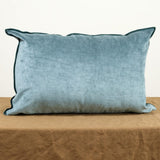 Maison De Vacances Home Pillows 16" X 24" Royal Velvet Vice Versa Cushion in Canard Canard / 16" X 24"