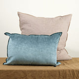 Maison De Vacances Home Pillows 16" X 24" Royal Velvet Vice Versa Cushion in Canard Canard / 16" X 24"