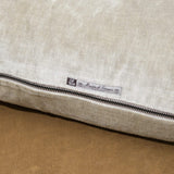 Maison De Vacances Home Pillows 16" X 24" Royal Velvet Vice Versa Cushion in Ciment Ciment / 16" X 24"