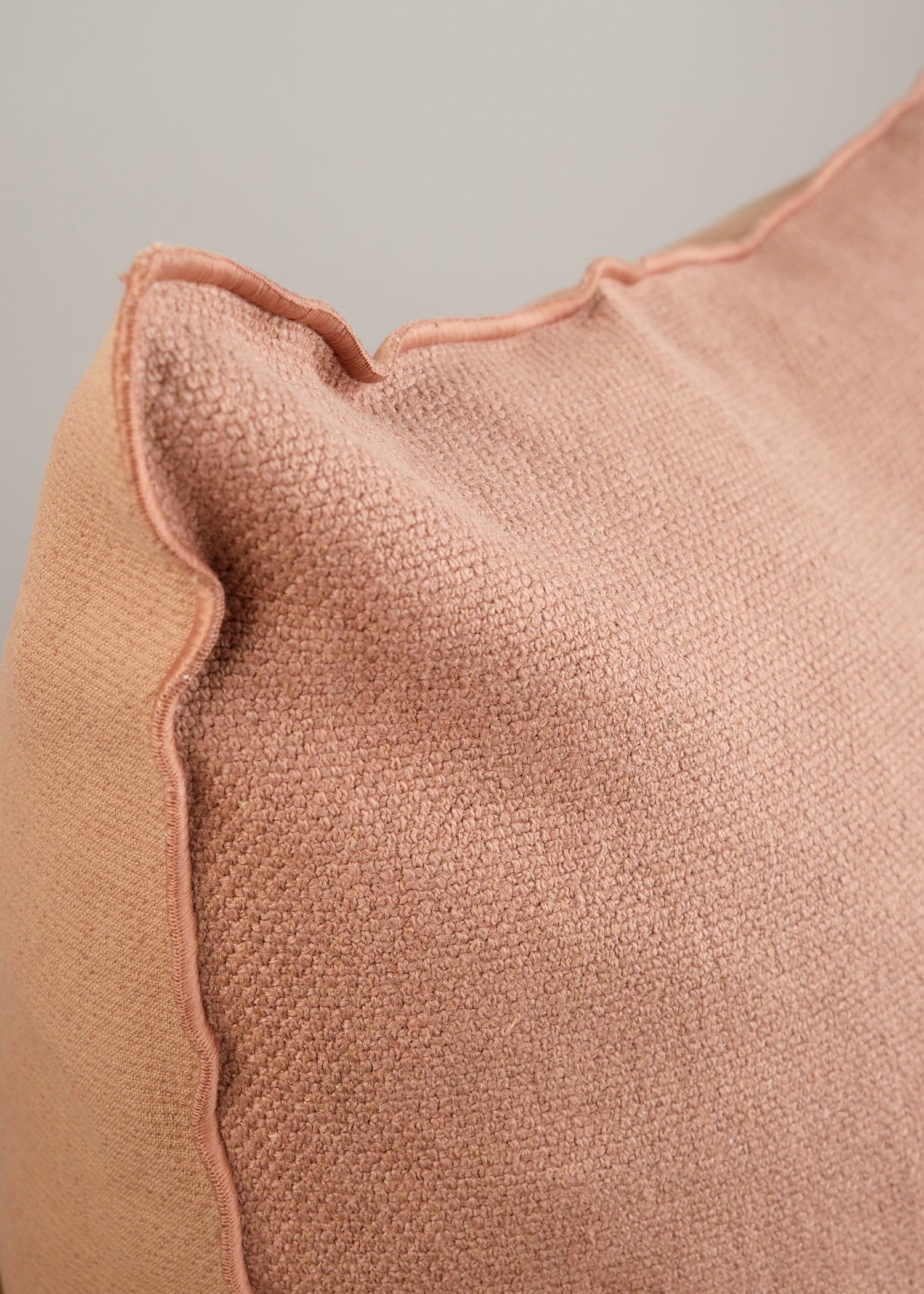 Maison De Vacances Home Pillows 26" X 26" Vice Versa Cushion in Argile Argile / 26" X 26"