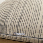 Maison De Vacances Home Pillows 26" X 26" Byzance Canvas Rustique Cushion Naturel/Noir / 26" X 26"