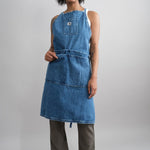 Mi Cocina Home Kitchen Aprons Indigo Denim Classic Apron Light Vintage Wash / One Size