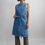 Mi Cocina Home Kitchen Aprons Indigo Denim Classic Apron Light Vintage Wash / One Size