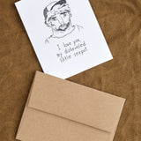 Mountain vs. Plains Craft Stationery Disheveled Sexpot Card