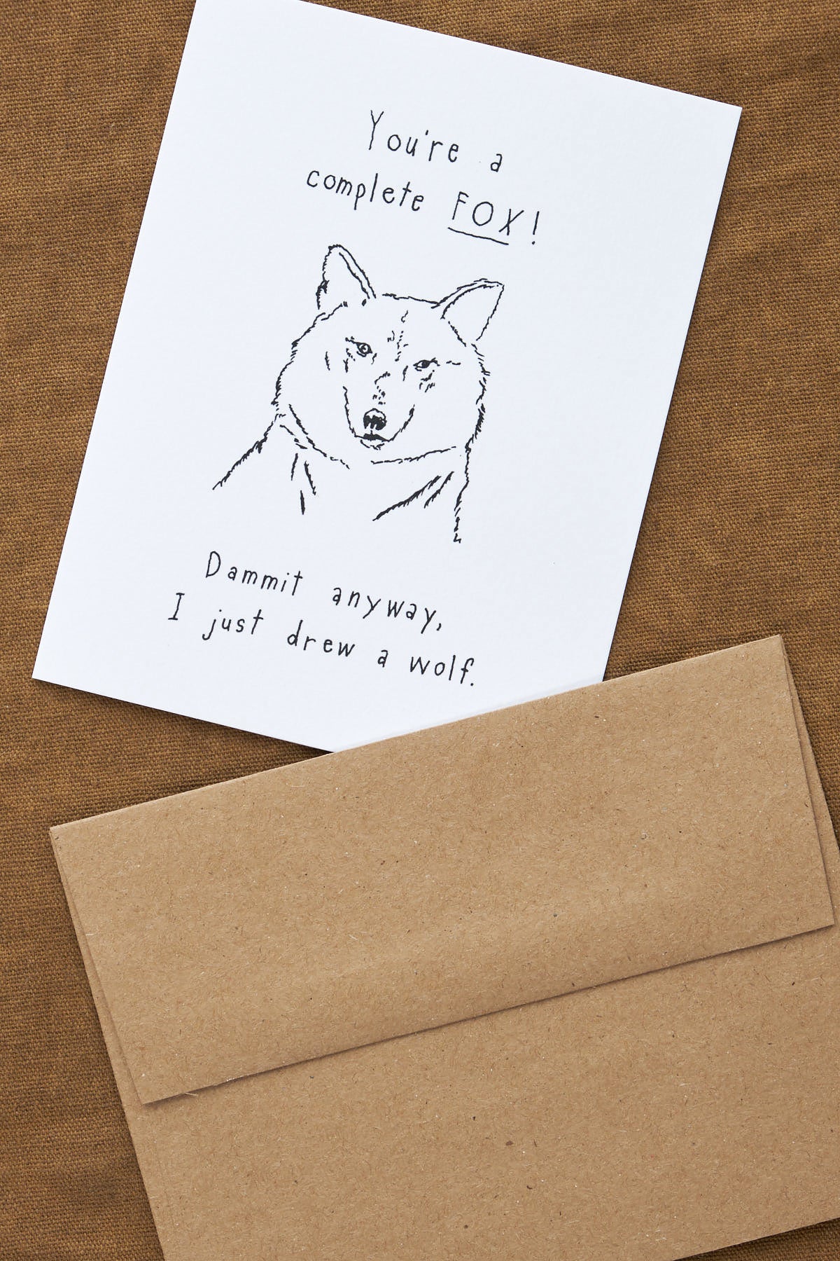 Fox Wolf Card