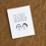 Mountain vs. Plains Craft Stationery Parents Sweet Love Card