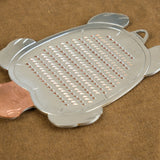 Ooya Home Kitchen Utensils Copper Turtle Grater Copper Tin Plating / 2.75" W X 4.25" L
