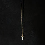 Pamela Love Jewelry Necklaces Mini Dagger Pendant 14K Yellow Gold / 16" Chain