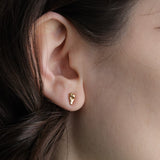 Pamela Love Jewelry Earrings Figa Hand Stud 14K Yellow Gold