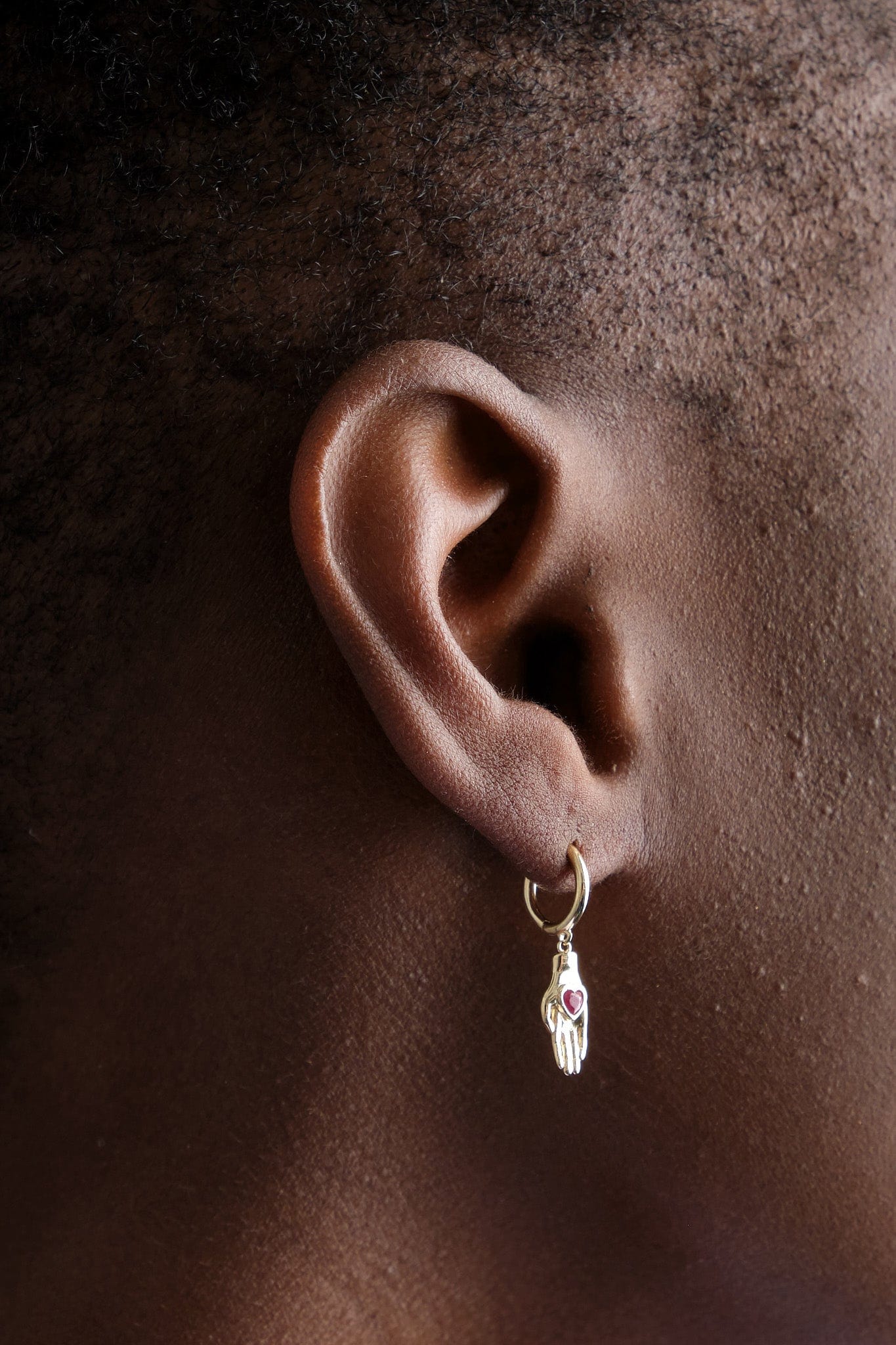 heart earring