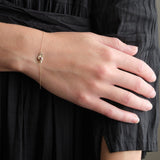 Pamela Love Jewelry Bracelets Heart in Hand Bracelet Ruby / 6.25"-7" Chain