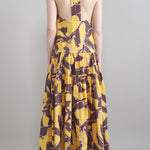 Back of Misty Dress in Yellow
