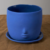Rami Kim Studio Home Planters Face Pot Set in Intense Blue Intense Blue