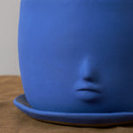 Close up of Face Pot Set in Intense Blue